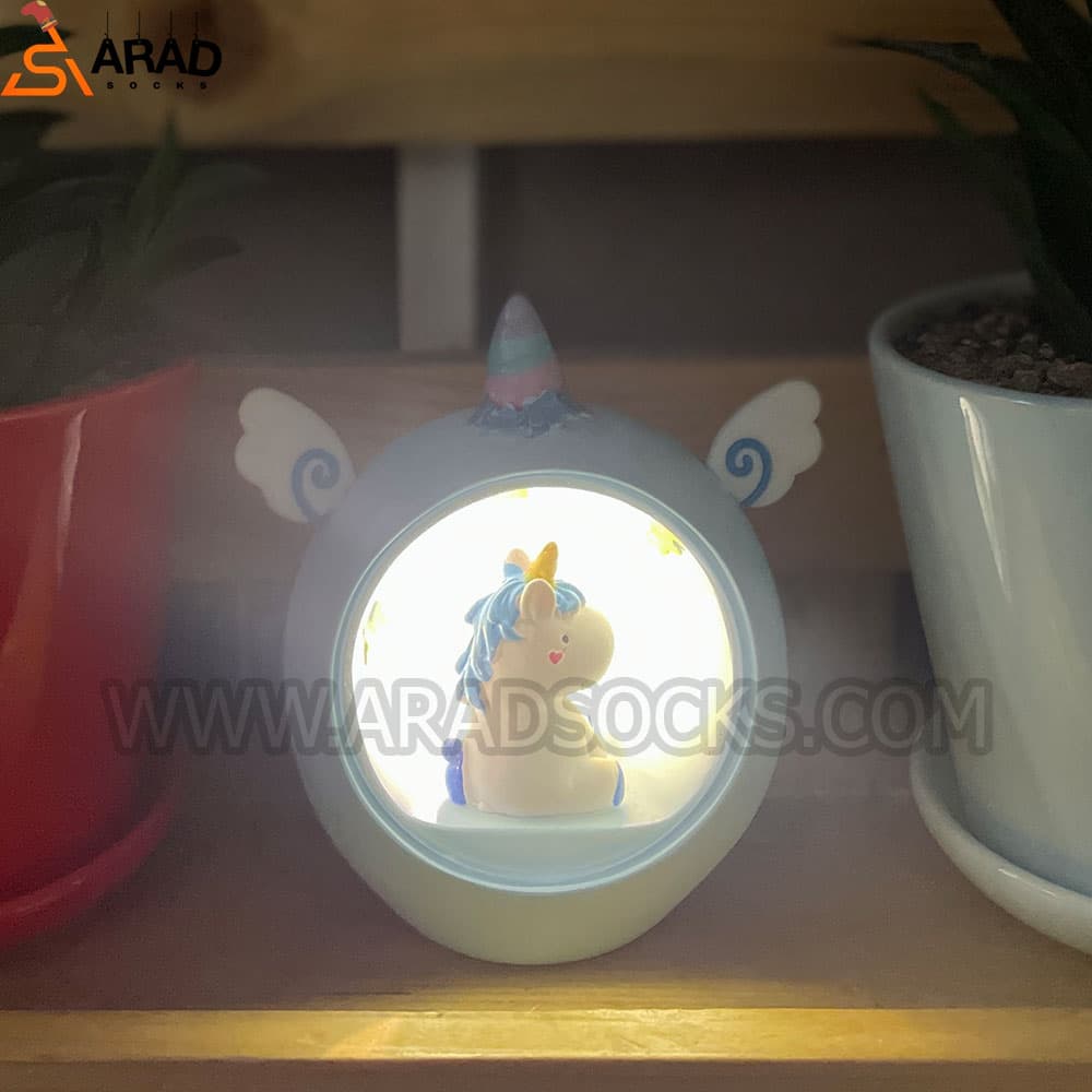 شبخواب طرح یونیکورن آبی کوچک — تصویر ۲