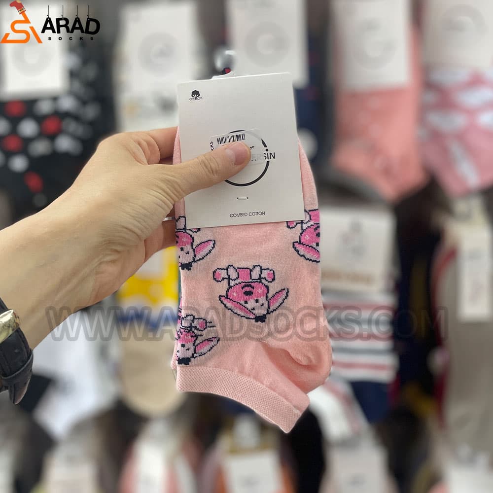 جوراب مچی فانتزی طرح پینکی