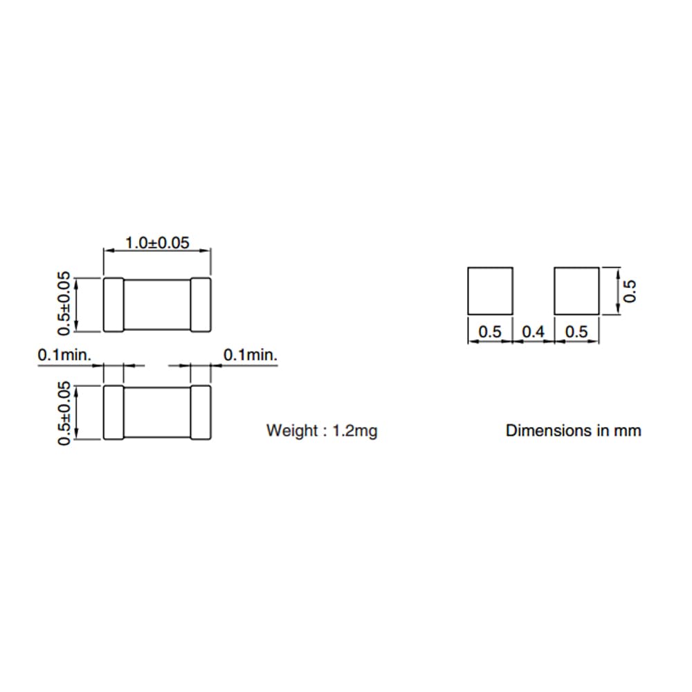سلف SMD 100UH پکیج 0805 — تصویر ۲