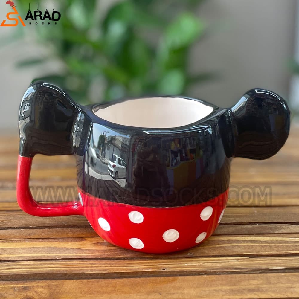 ماگ سرامیکی دستساز طرح مینی موس — تصویر ۲
