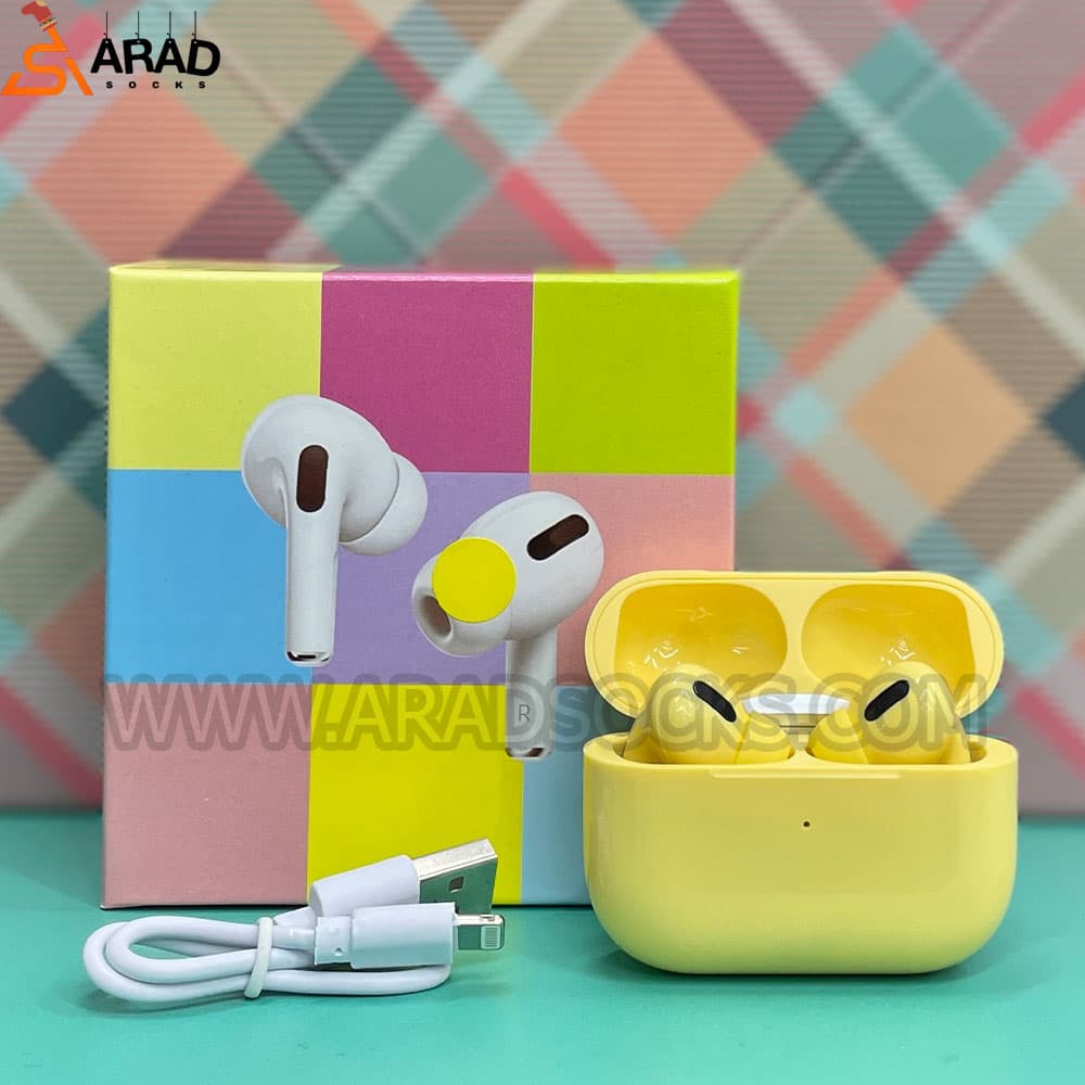 ایرپاد مدل airpod pro زرد