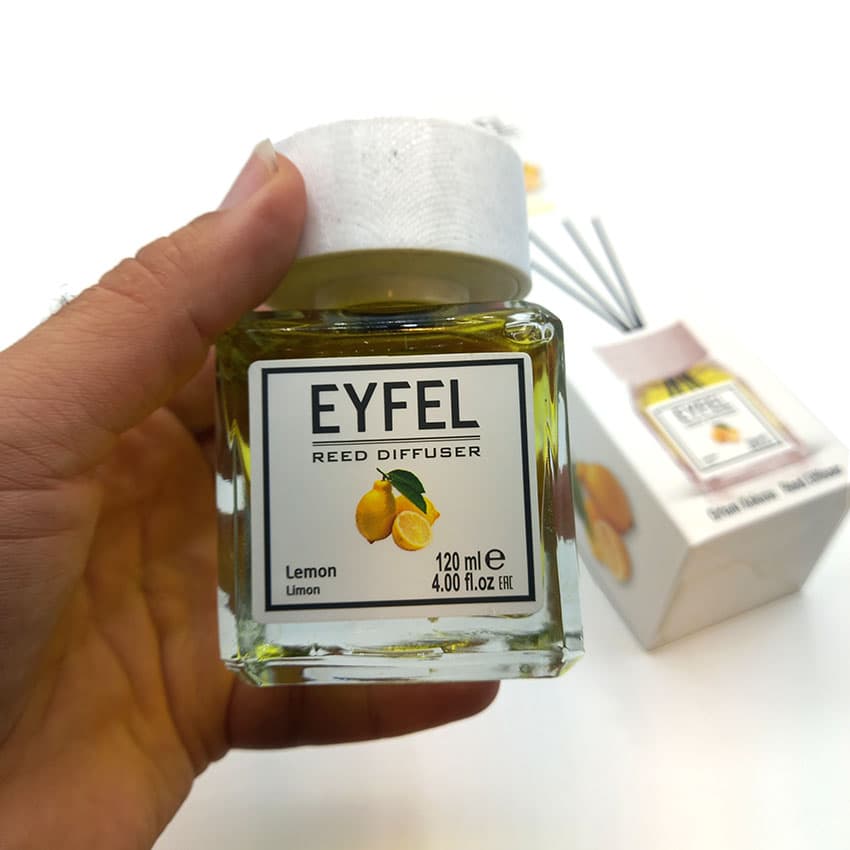 خوشبو کننده هوا ایفل اصل (سفارش لهستان ) EYFEL مدل لیمو lemon حجم 120 میلی لیتر کد 561057 — تصویر ۴