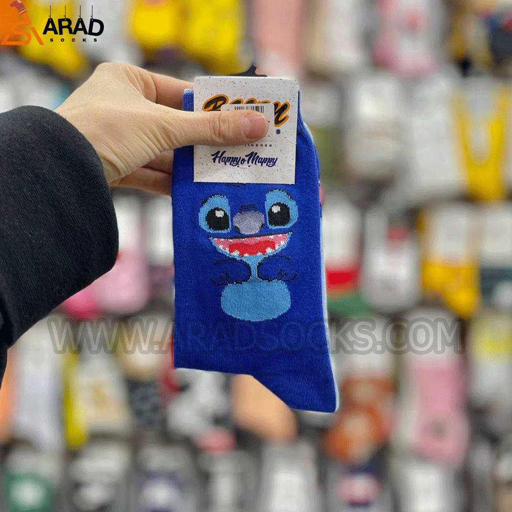 جوراب ساقدار تا به تا طرح استیچ