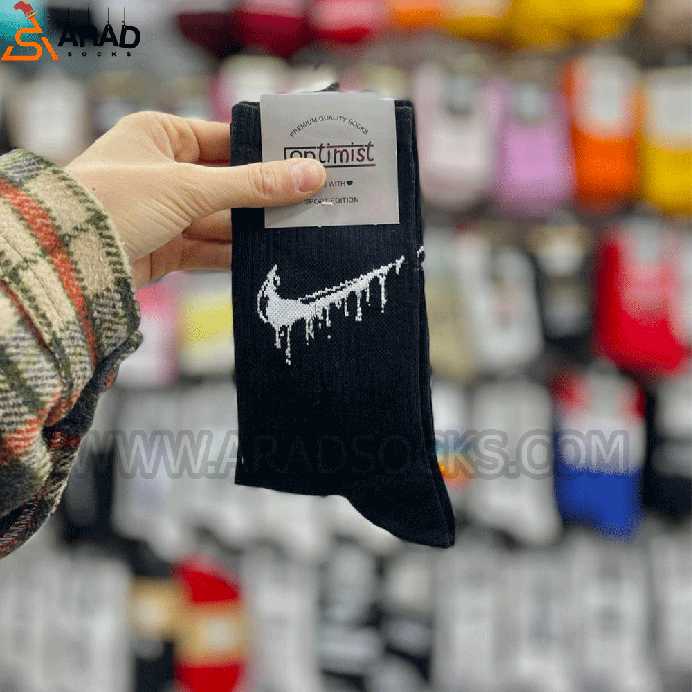 جوراب اسپرت نایکی آبرنگی — تصویر ۳