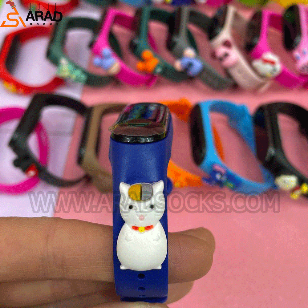 ساعت دیجیتالی لمسی طرح گربه