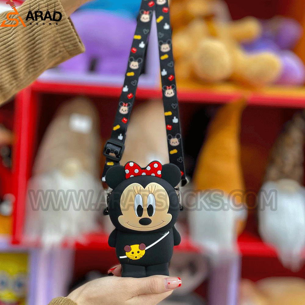 کیف سیلیکونی طرح مینی موس ایستاده