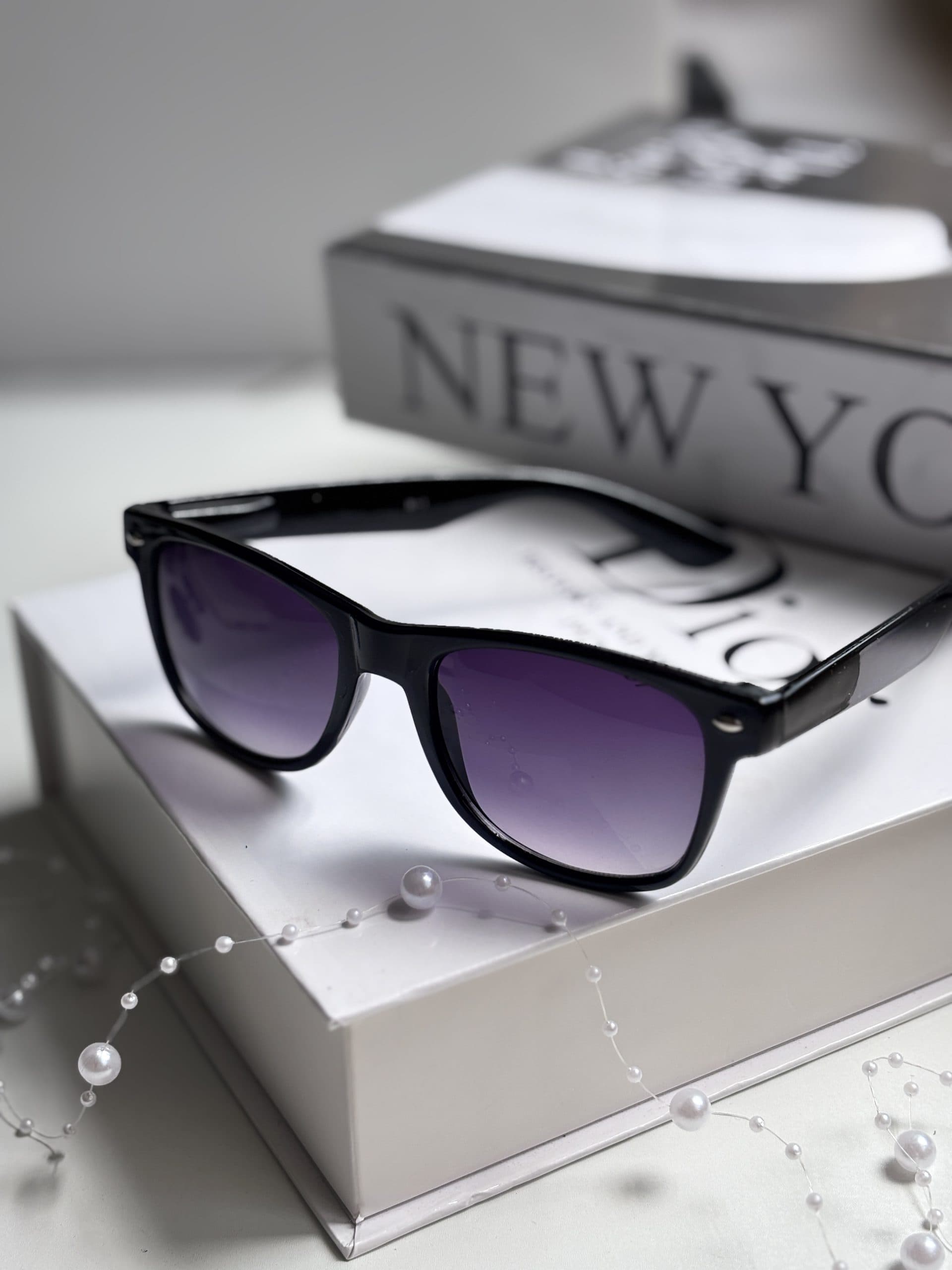 عینک آفتابی برند Rayban مردانه سری جدید مشکی یووی 400 — تصویر ۲