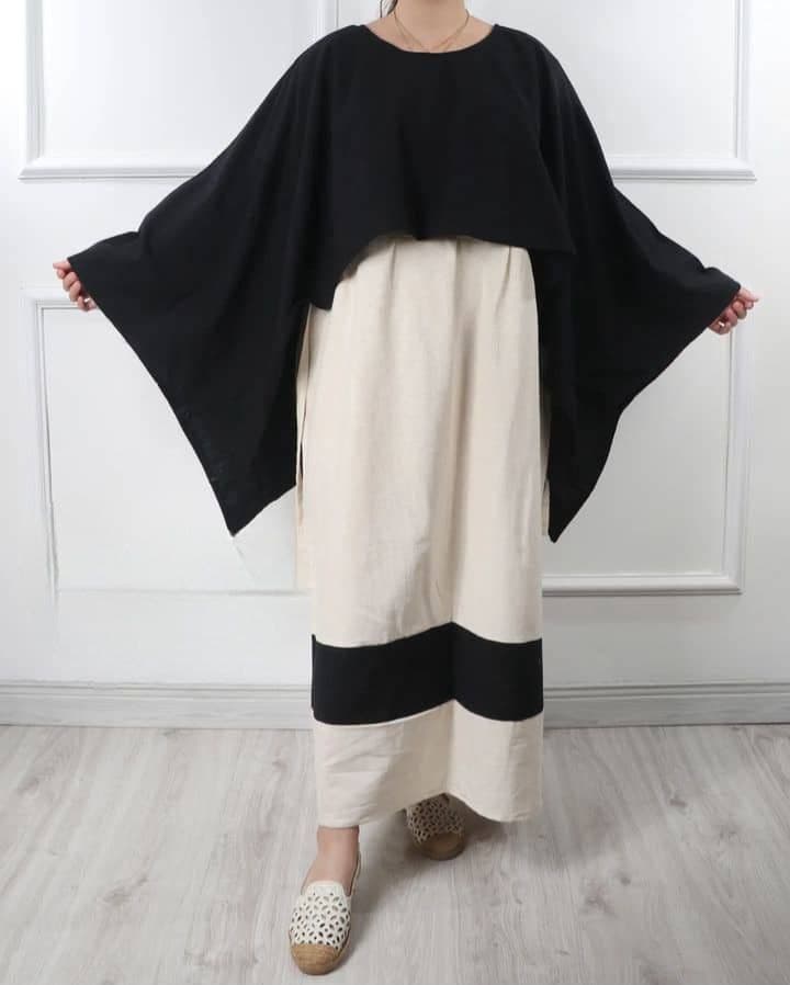 ساحلی ست سارافون شنل لینن/کد334 — تصویر ۷