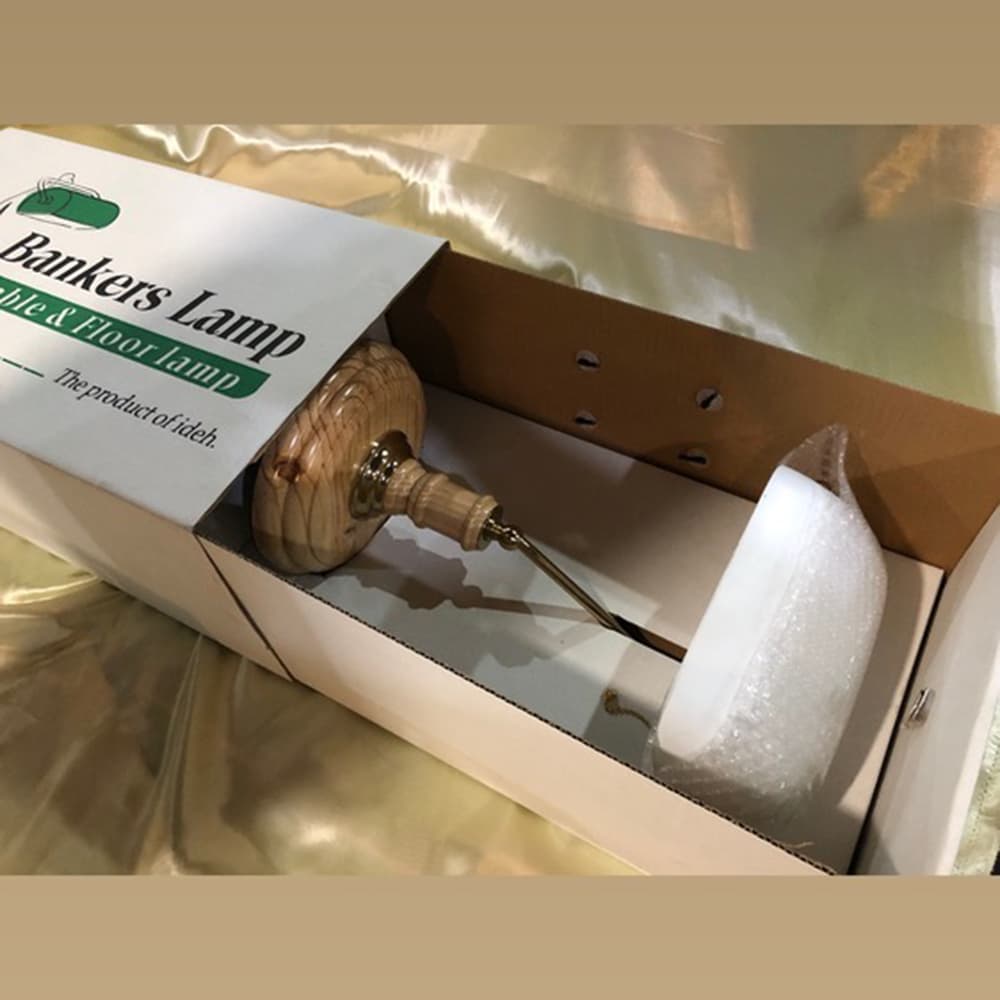 چراغ مطالعه کلاسیک (بنکرلامپ) ایده پایه فلزی کد302 مشکی مات — تصویر ۴