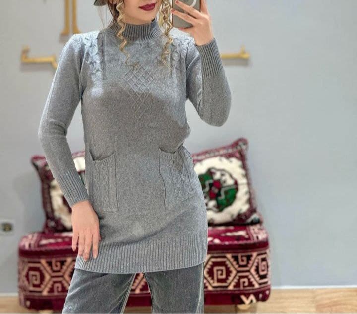 تونیک بافت گرم بالا وارداتی/کد300 — تصویر ۴