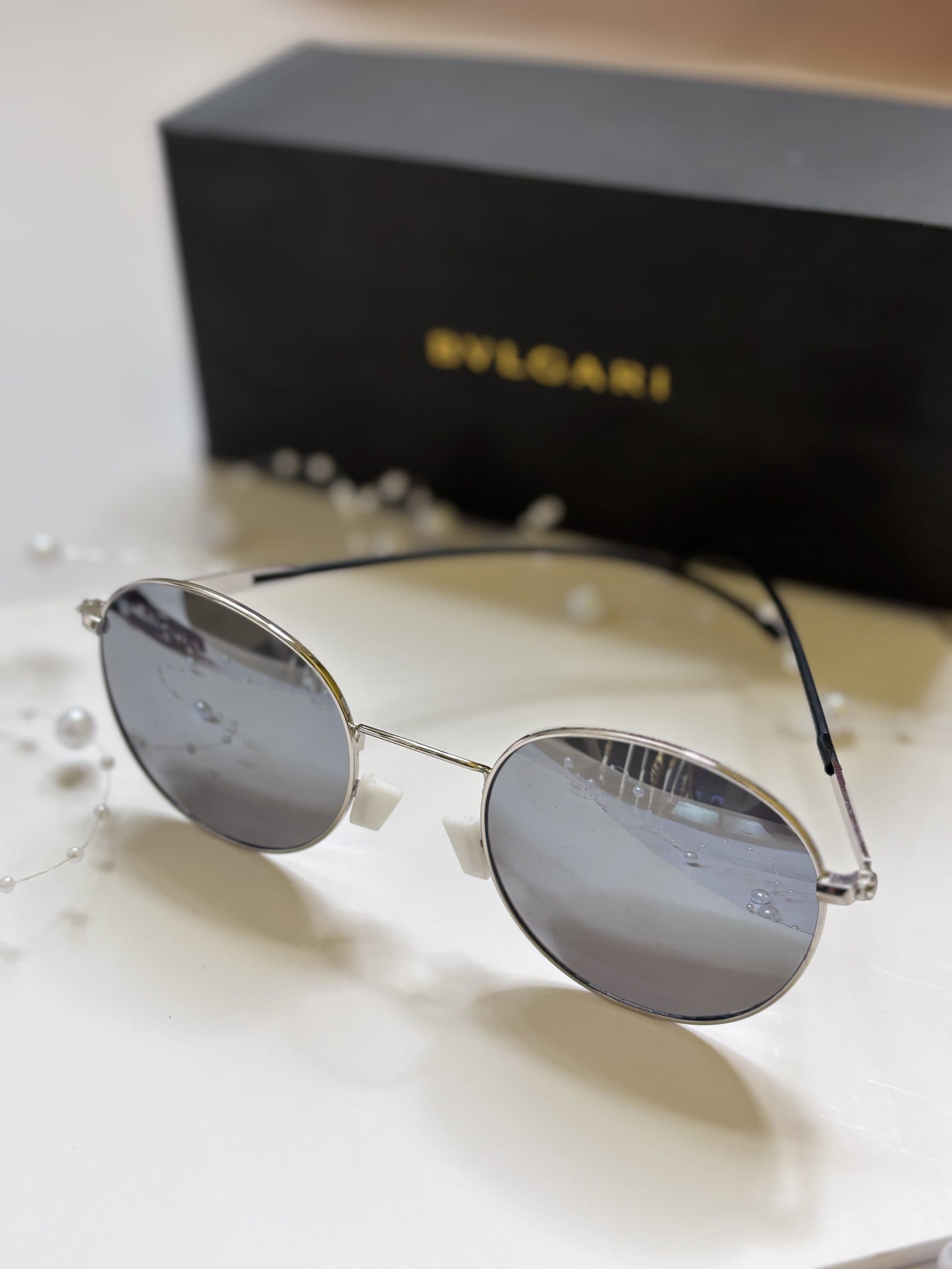 عینک آفتابی برند prada زنانه جیوه ای طوسی یووی 400 — تصویر ۲
