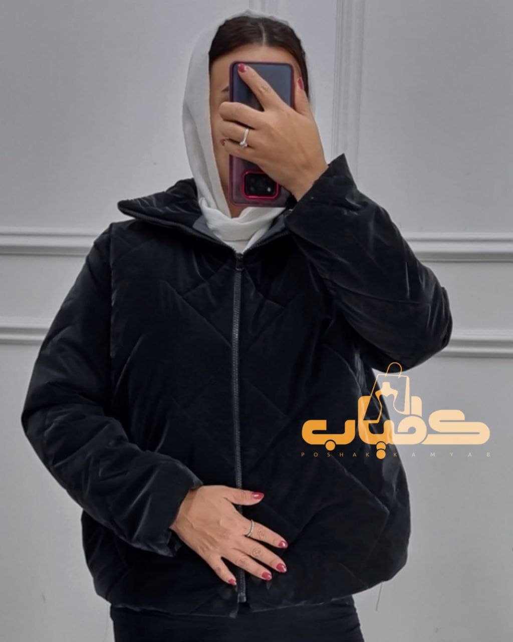 کاپشن سیلیکونی پاییزه وارداتی ترک/کد281 — تصویر ۴