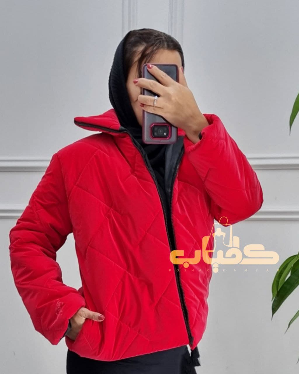 کاپشن سیلیکونی پاییزه وارداتی ترک/کد281 — تصویر ۶