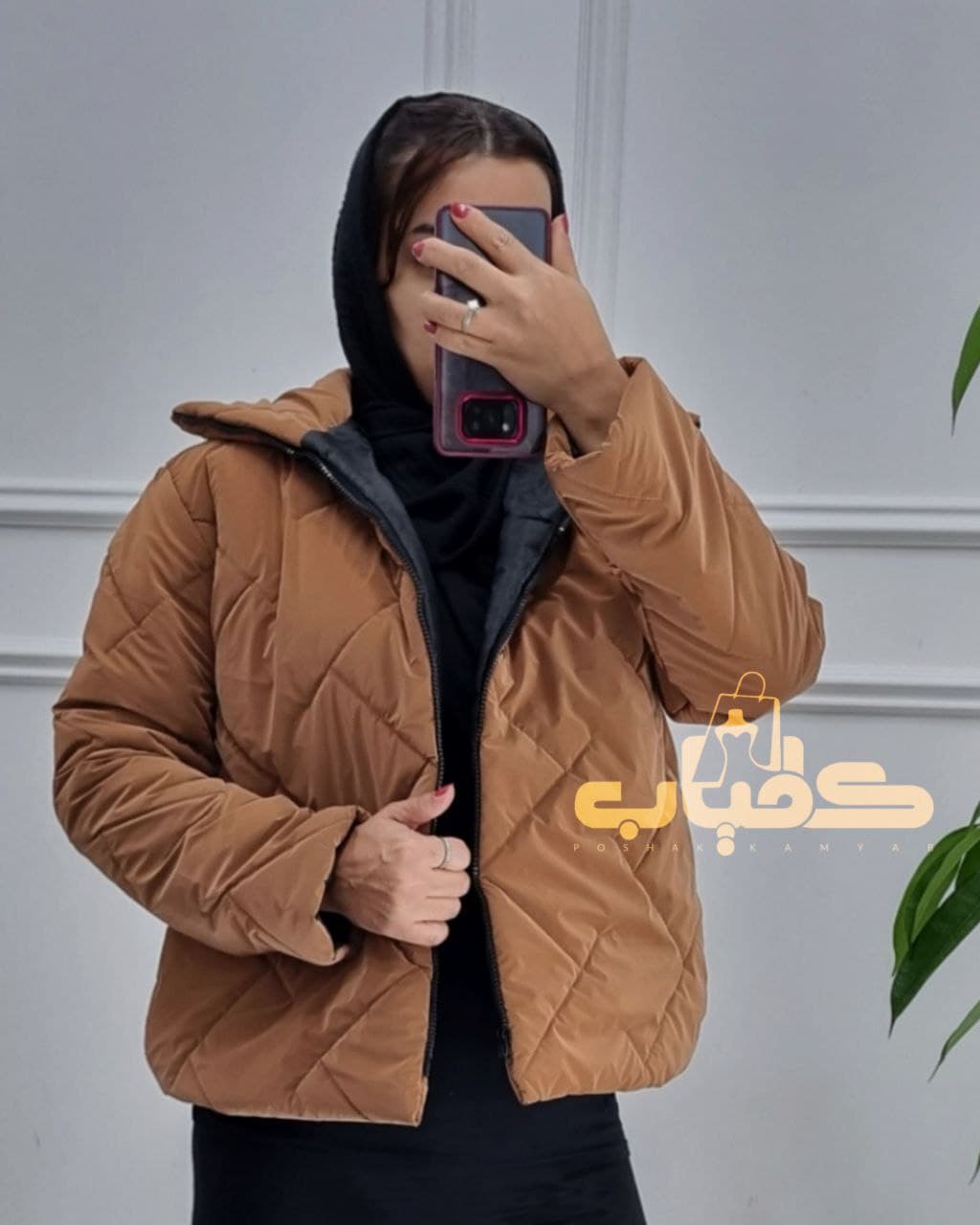 کاپشن سیلیکونی پاییزه وارداتی ترک/کد281 — تصویر ۲