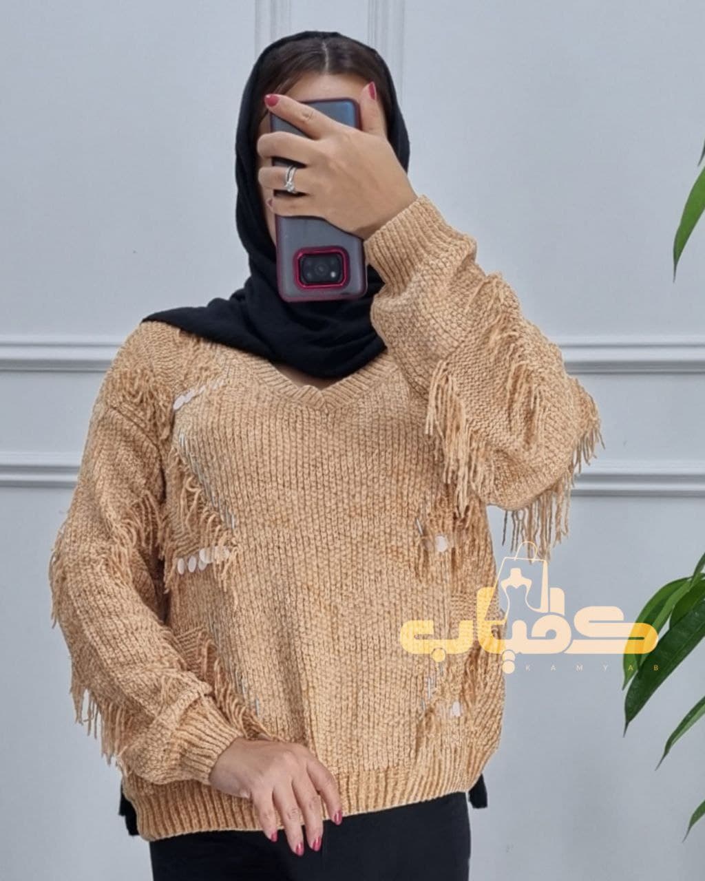 بلوزبافت حواله ای زنانه وارداتی ترک/کد282 — تصویر ۴