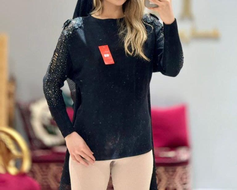 بلوز بافت زنانه وارداتی ترک/کد249 — تصویر ۸