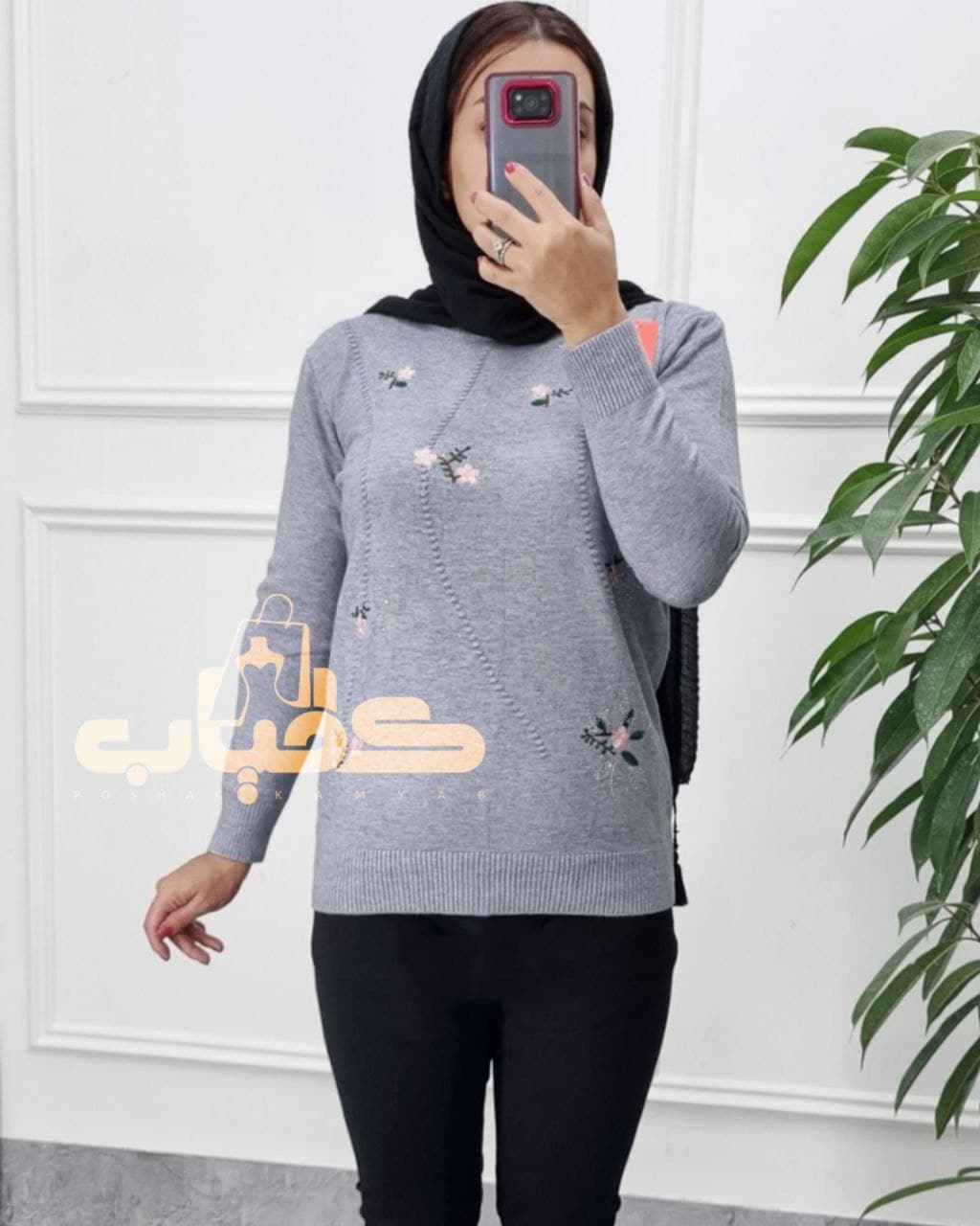 بلوز بافت کپ وارداتی ترک/کد185 — تصویر ۳