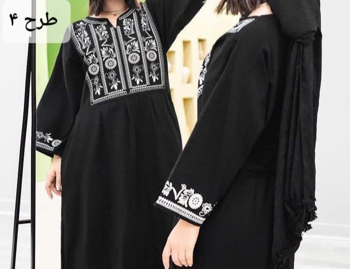 پیراهن ساحلی لینن کفتان چاپی/کد161 — تصویر ۶