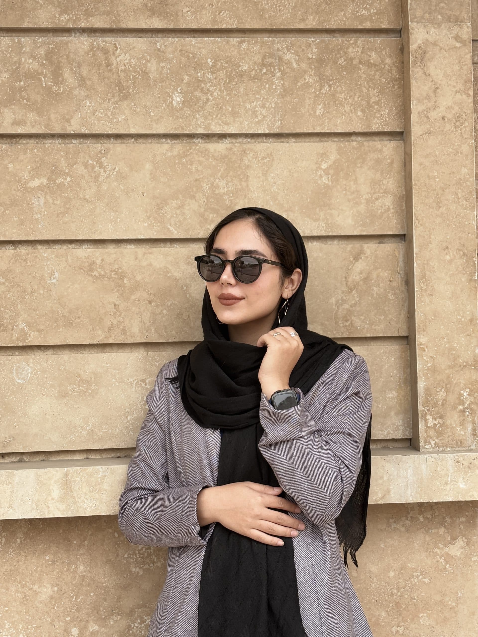 عینک آفتابی برند LV زنانه دخترانه اسپرت ترند مشکی یووی ۴۰۰ — تصویر ۲