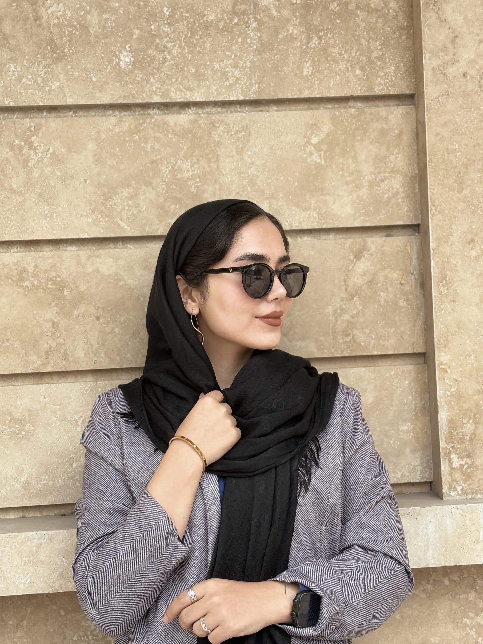 عینک آفتابی برند LV زنانه دخترانه اسپرت ترند مشکی یووی ۴۰۰