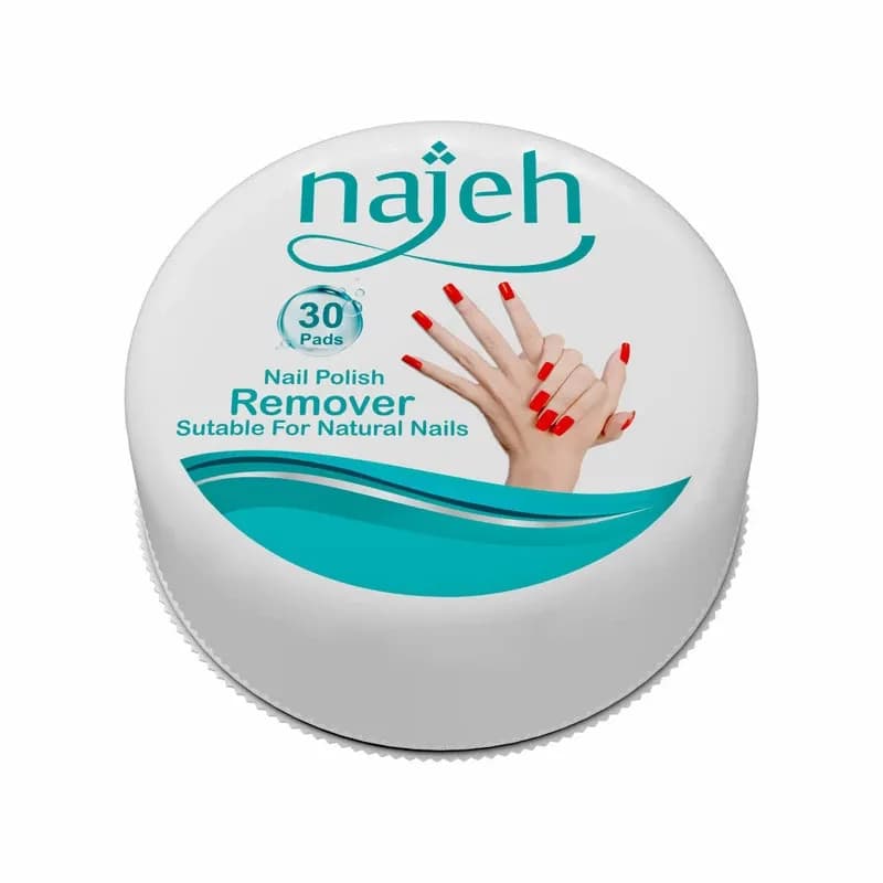 پد لاک پاک کن ناژه مدل Remover بسته ۳۰ عددی
