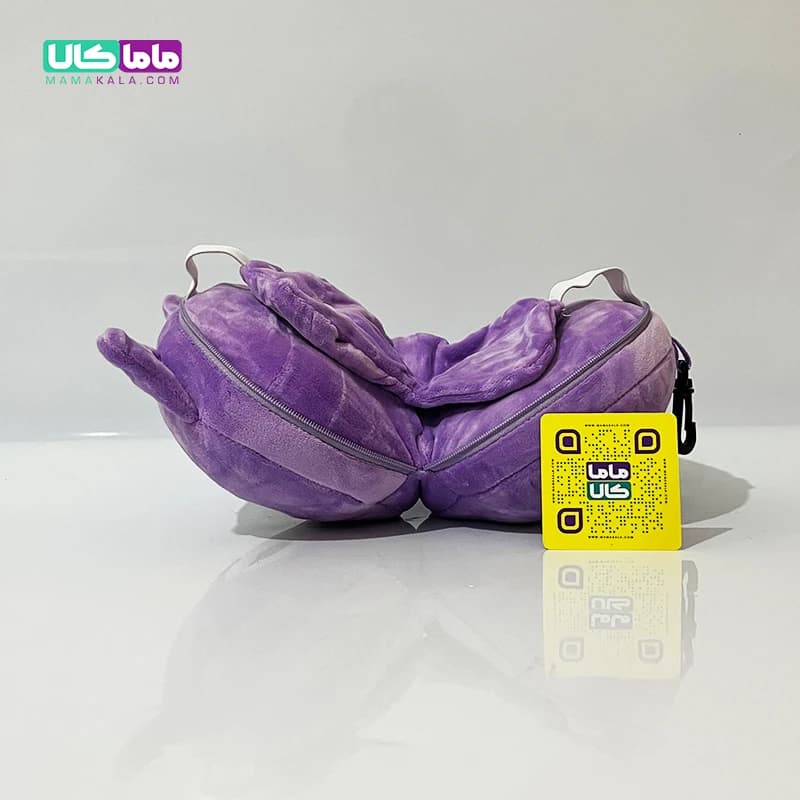 چشم بند بالشتی عروسکی مدل کرومی بنفش — تصویر ۸