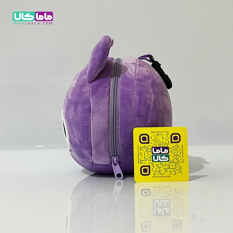 چشم بند بالشتی عروسکی مدل کرومی بنفش — تصویر ۵