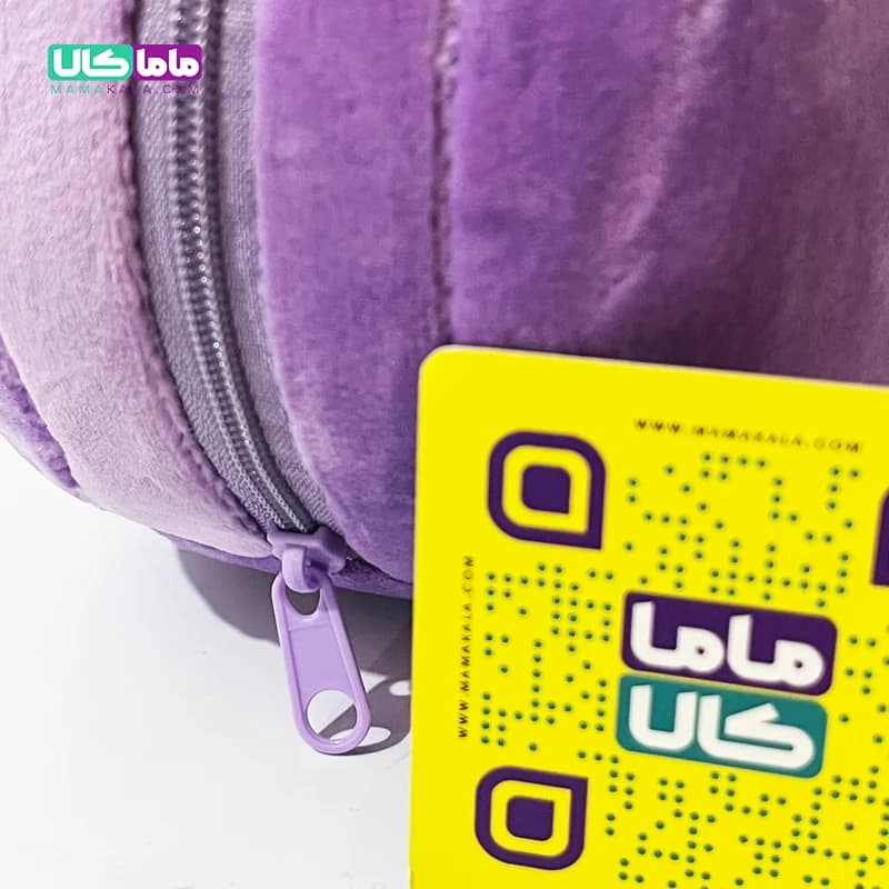 چشم بند بالشتی عروسکی مدل کرومی بنفش — تصویر ۶