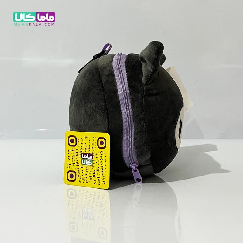 چشم بند بالشتی عروسکی مدل کرومی مشکی — تصویر ۶