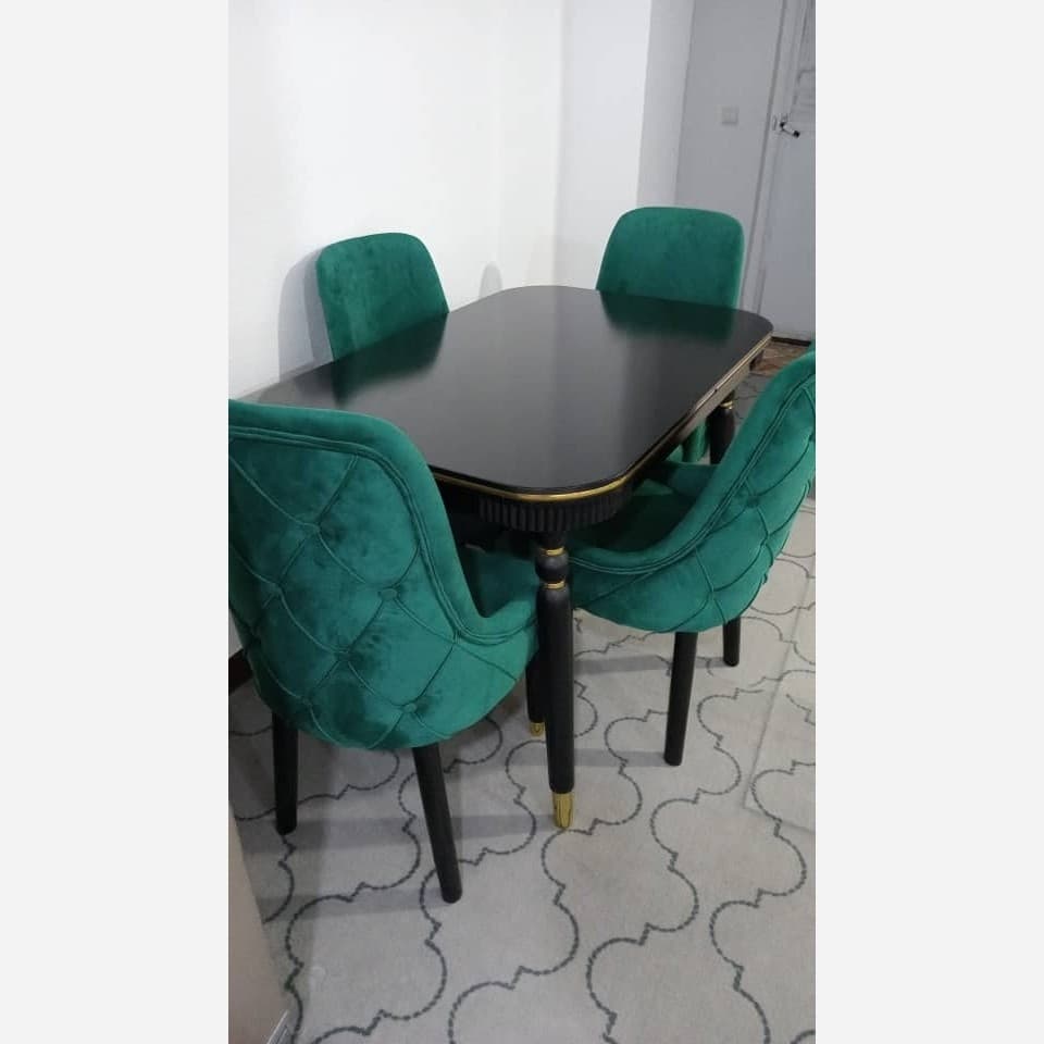 میز ناهار خوری مدل سارین با صندلی چستری 4نفره مبلمان فرنا مدل 1113961 — تصویر ۲