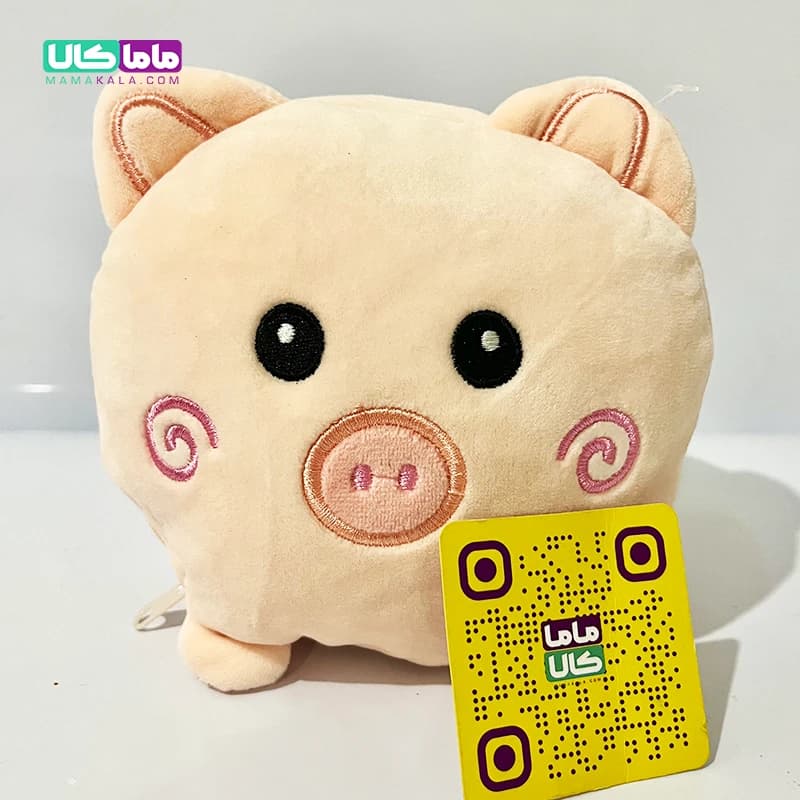 چشم بند بالشتی عروسکی مدل خوک — تصویر ۴