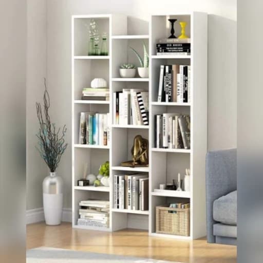قفسه کتاب و دکوری ام دی اف کد B04 -ارسال رایگان مبلمان فرنا مدل 1122472