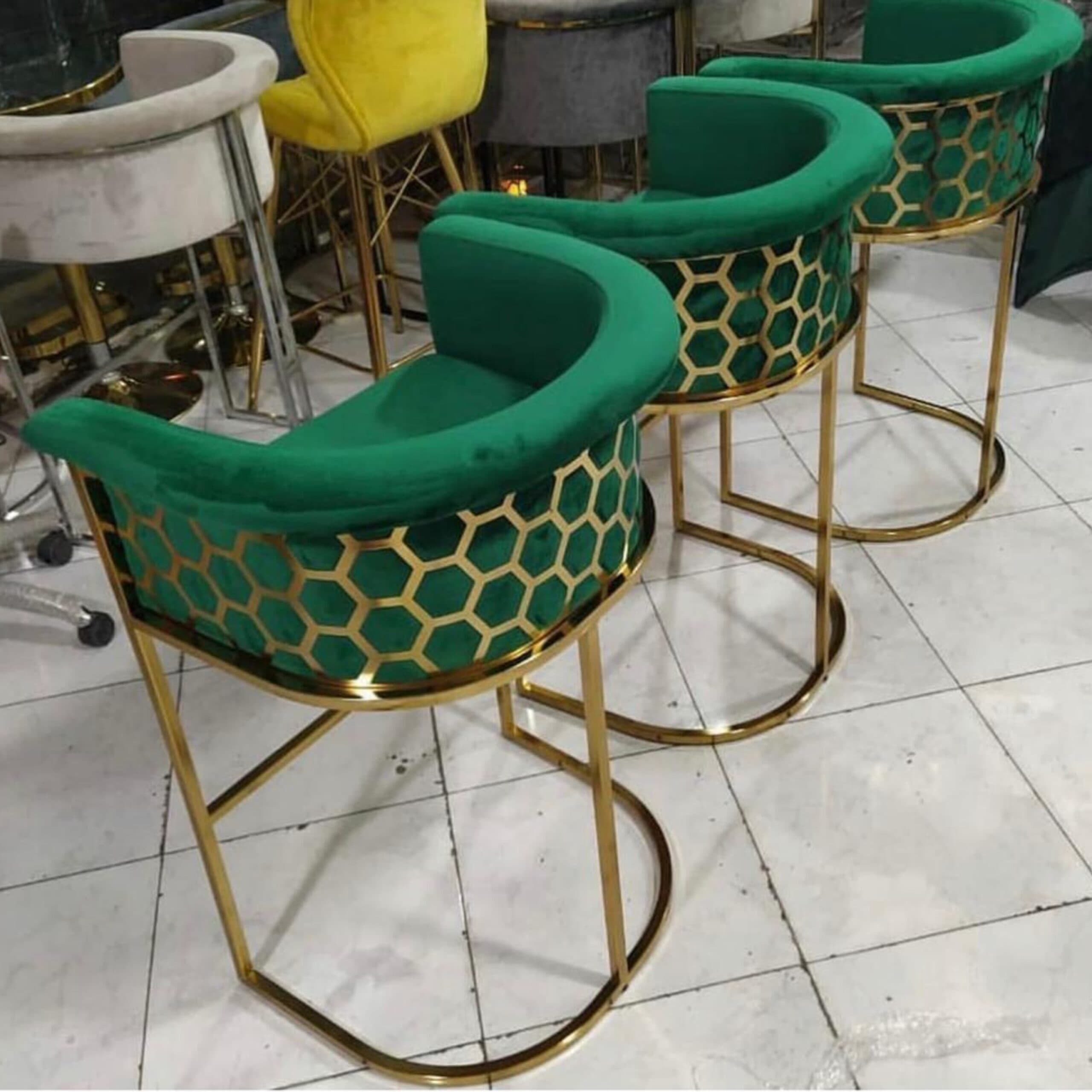 صندلی اپن کانتر بار جزیره اشپزخانه دورن زنبوری مبلمان فرنا مدل 1113884 — تصویر ۲