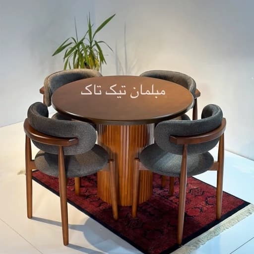 میز نهار خوری 4نفره تولیدی مبلمان تیک تاک با بهترین کیفیعت مبلمان فرنا مدل 1113871
