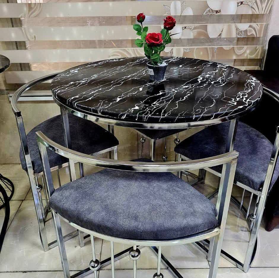 میز نهار خوری 4 نفره کم جا مبلمان فرنا مدل 1113865