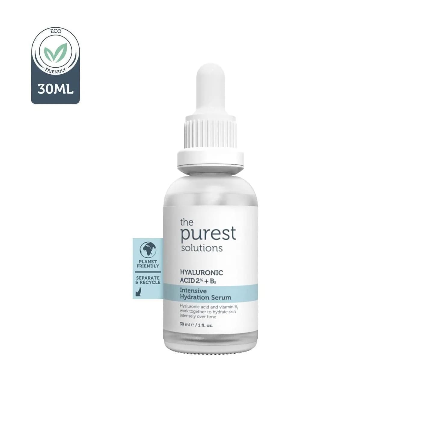 سرم آبرسان پیورست The purest حاوی هیالورونیک اسید حجم 30 میل — تصویر ۵