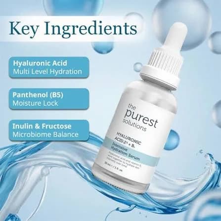سرم آبرسان پیورست The purest حاوی هیالورونیک اسید حجم 30 میل — تصویر ۱۱