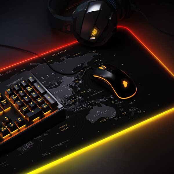 پدموس بزرگ TITANWOLF RGB MousePad 3XL — تصویر ۳