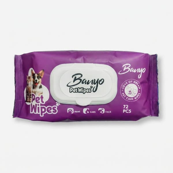دستمال مرطوب مخصوص سگ و گربه Banyo — تصویر ۲