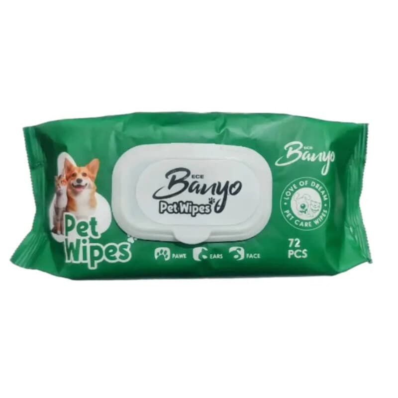 دستمال مرطوب مخصوص سگ و گربه Banyo — تصویر ۳