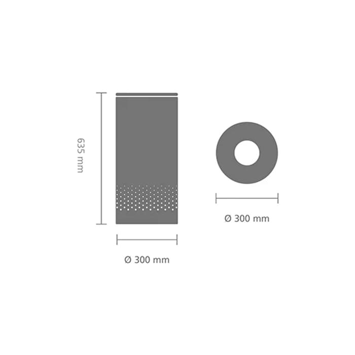 سطل رخت 35 لیتر استیل مات برابانتیا | Brabantia LAUNDRY BIN — تصویر ۵