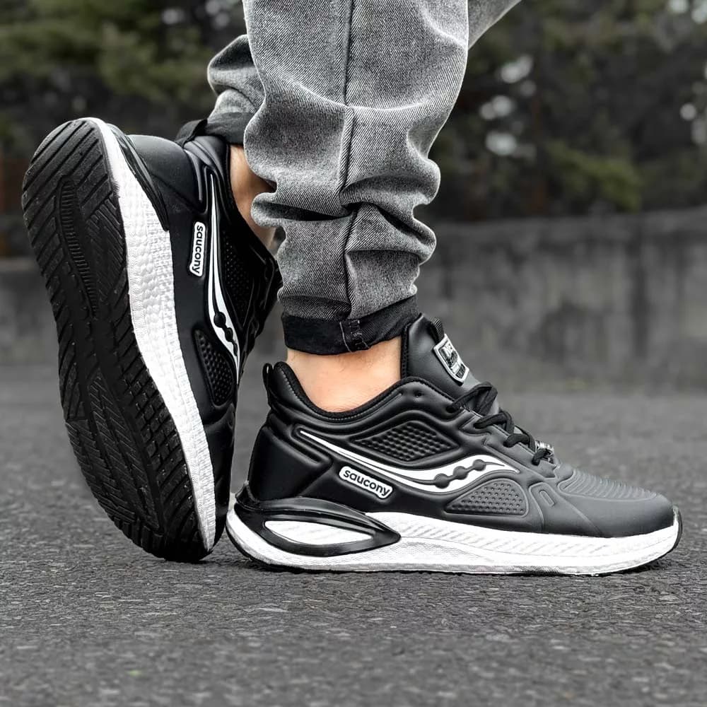 کتانی مردانه saucony مشکی کد 28652