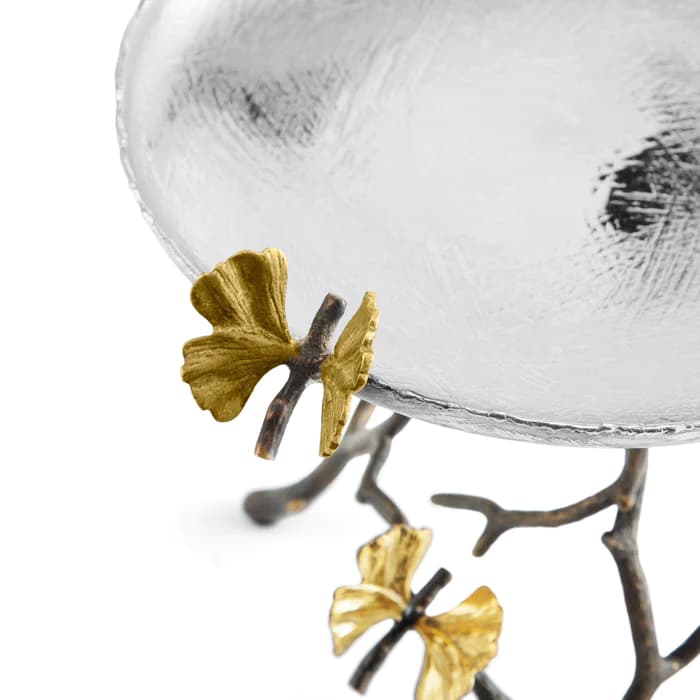 شکلات خوری پایه دار مایکل آرام | Butterfly Ginkgo Candy Dish — تصویر ۲