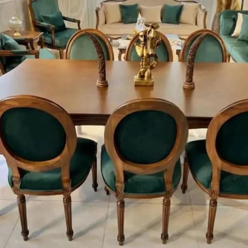میز ناهار خوری کلاسیک . مبلمان فرنا مدل 1113841