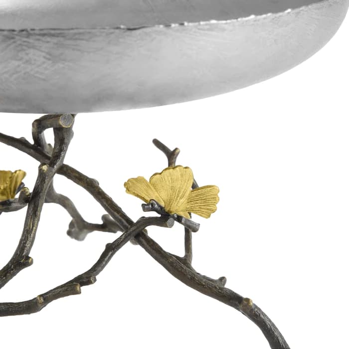 ظرف میوه پایه دار مایکل آرام | Butterfly Ginkgo Fruit Bowl — تصویر ۳
