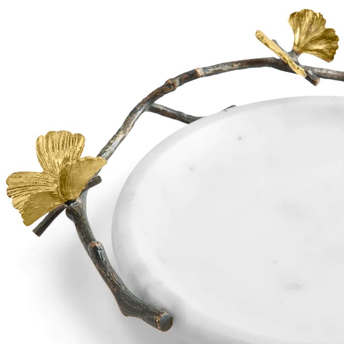 پبش دست سنگی مایکل آرام | Butterfly Ginkgo Trinket Tray — تصویر ۲