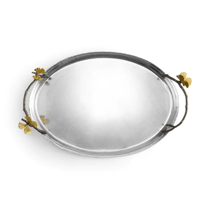 سینی بیضی بزرگ مایکل آرام | Butterfly Ginkgo Oval Tray — تصویر ۲