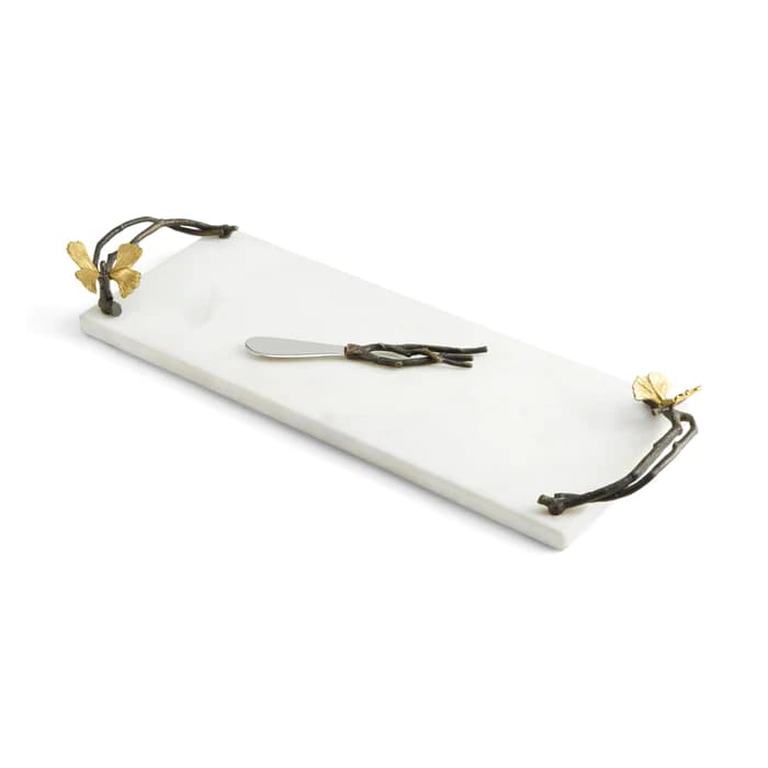 چیز بورد کوچک به همراه کارد پنیر مایکل آرام | Butterfly Ginkgo Small Cheese Board / Knife — تصویر ۵