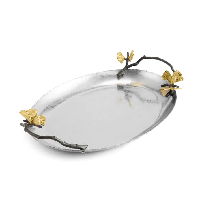 سینی بیضی کوچک مایکل آرام | Butterfly Ginkgo Medium Tray — تصویر ۴