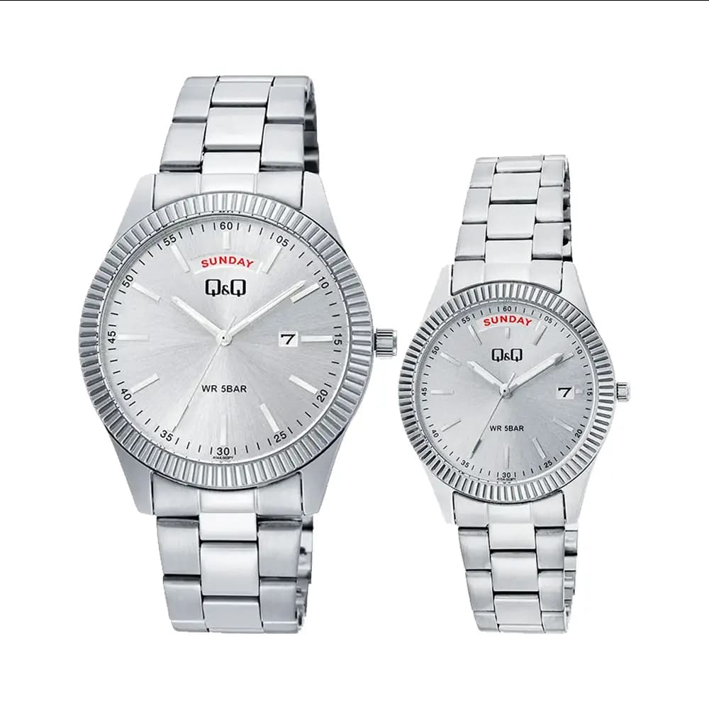 ساعت ست Q&Q کوارتز مدل A15A-003PY – A14A-003PY